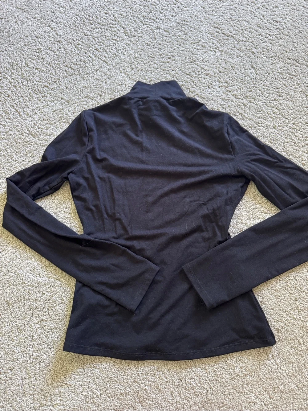 REFORMATION Black Turtleneck Long Sleeve Top XS